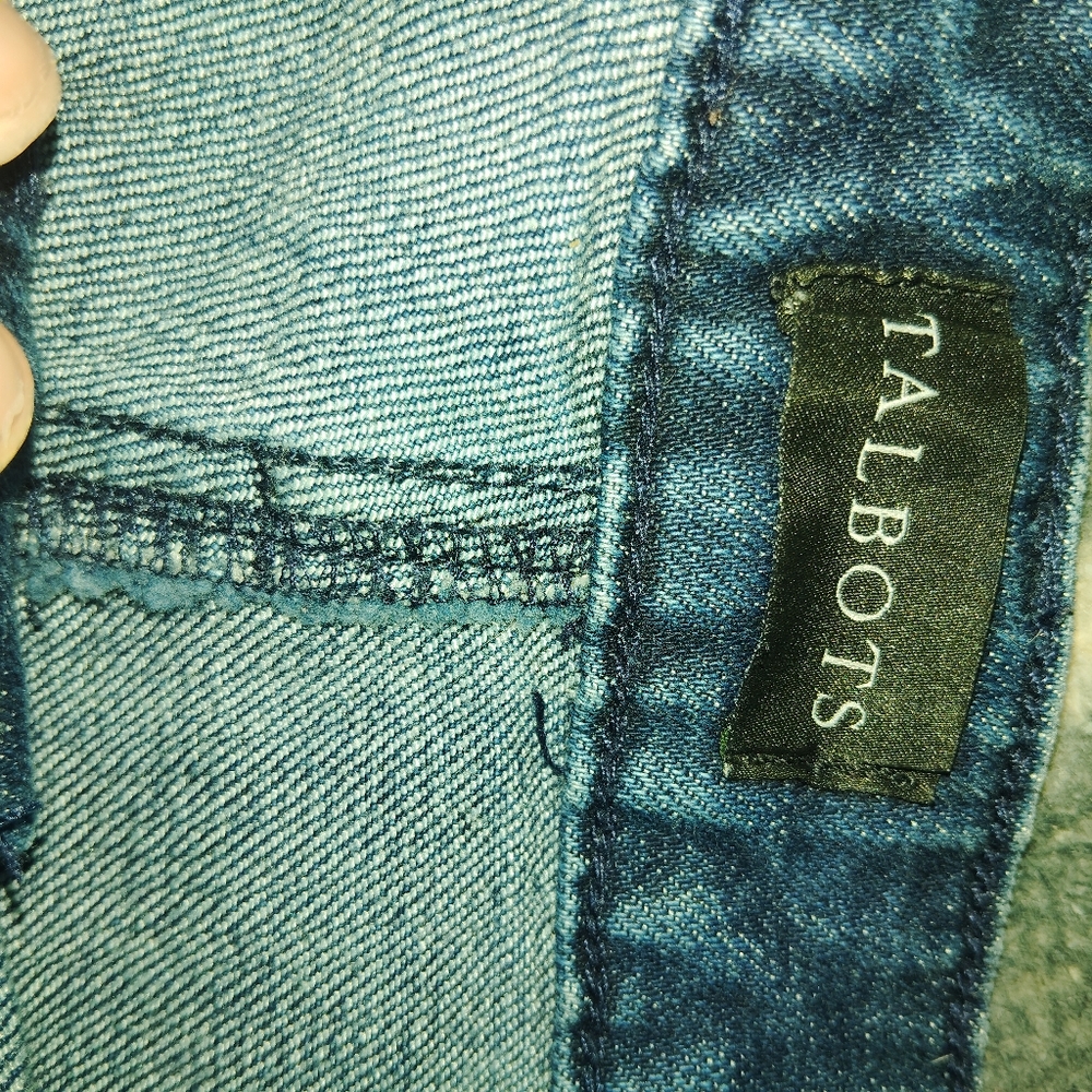 TALBOTS Modern Ankle Jean - PLUS SIZE dark wash - Picture 10 of 11
